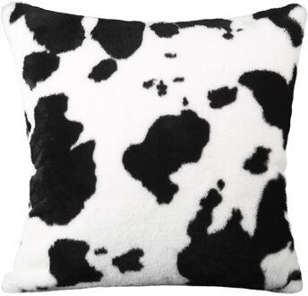 Koe Patroon Pluche Kussensloop Dier Patroon Korte Pluche Sofa Familie Kussen Home Deco Coussin Canapé Наволочки Декоративные