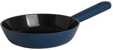 koekenpan - blauw/zwart - ø20x5 cm