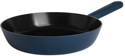koekenpan - blauw/zwart - ø28x5.5 cm
