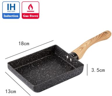 Koekenpan Tamagoyaki Omelet Nonstick Ei Potten Keuken Kookgerei Universele Voor Inductie Kookplaat En Gasfornuis Steak Koekenpan