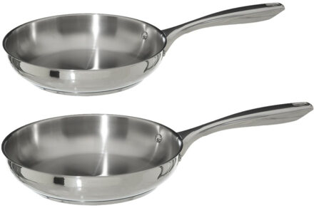 Koekenpannen set Acoma met anti-aanbak laag dia 20 en 24 cm - Alle warmtebronnen geschikt