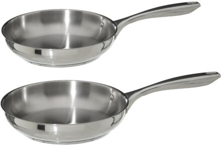 Koekenpannen set Acoma met anti-aanbak laag dia 20 en 26 cm - Alle warmtebronnen geschikt