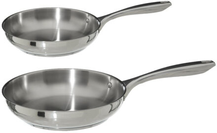 Koekenpannen set Acoma met anti-aanbak laag dia 20 en 28 cm - Alle warmtebronnen geschikt