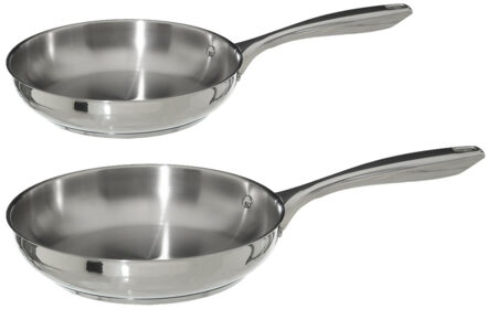 Koekenpannen set Acoma met anti-aanbak laag dia 24 en 28 cm - Alle warmtebronnen geschikt