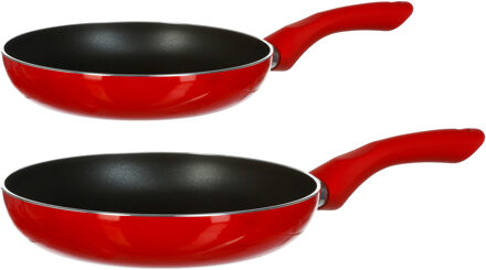 Koekenpannen set Milano met anti-aanbak laag dia 24 en 26 cm - Alle warmtebronnen geschikt