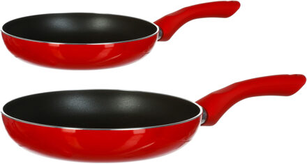 Koekenpannen set Milano met anti-aanbak laag dia 24 en 31 cm - Alle warmtebronnen geschikt