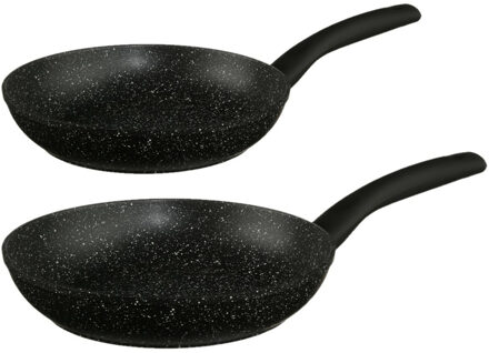 Koekenpannen set Palermo met anti-aanbak laag dia 20 en 24 cm - Alle warmtebronnen geschikt