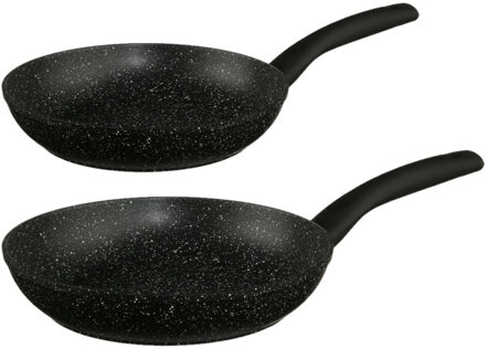 Koekenpannen set Palermo met anti-aanbak laag dia 24 en 26 cm - Alle warmtebronnen geschikt