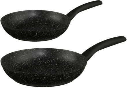 Koekenpannen set Palermo met anti-aanbak laag dia 24 en 28 cm - Alle warmtebronnen geschikt