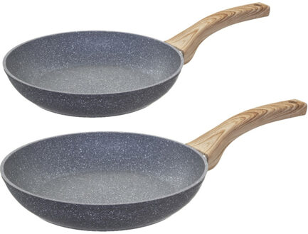 Koekenpannen set Turino met anti-aanbak laag dia 28 en 31 cm - Alle warmtebronnen geschikt