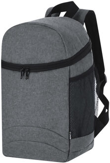 Koel rugtas Playa - grijs - voor lunchpakket of drankjes - 11 liter - 22 x 37 x 14 cm - koeltas