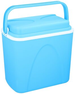 Koelbox - 24 liter - blauw - 38 x 26 x 39 cm - coolbox
