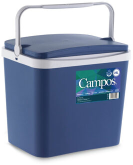 Koelbox - 24 liter - donkerblauw - 40 x 30 x 36 cm