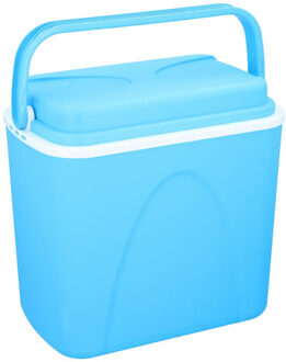 Koelbox blauw 24 liter 39 x 25 x 38 cm - Koelboxen