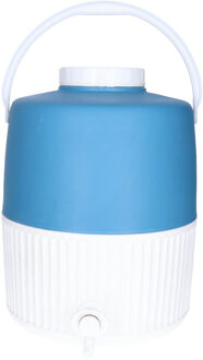 Koelbox drank dispenser - met tap - 10L- plastic - 26 x 26 x 33 cm - draagbaar