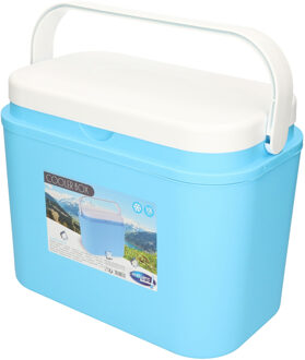 Koelbox Klein Kunststof Blauw 10 Liter - Kleine Koelbox Voor Lunch/ Bouw/ Strand - Koelboxen Voor Onderweg