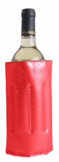 Koelelement hoes - wijnflessen - rood - 34 x 18 cm - Koeltasje - Flessenkoeler - Wijnkoeler