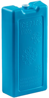koelelementen - 1100 ml - 22 x 11 x 5 cm - blauw - kunststof
