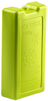koelelementen - 1100 ml - 22 x 11 x 5 cm - groen - kunststof