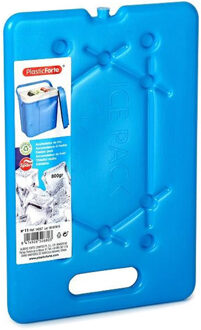 Koelelementen 200 gram - 11 x 16 x 1.5 cm - blauw - Voor koelbox en koeltas