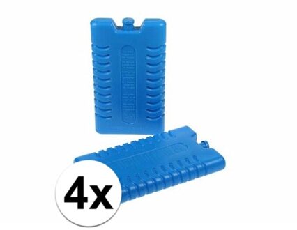 Koelelementen 4 stuks 8 x 16 cm - Action products