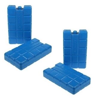 Koelelementen 4x Stuks 16 X 9 Cm Blauw