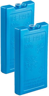 Koelelementen - 500 grams - 2x - 20 cm - blauw