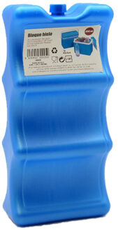 Koelelementen voor blikjes 10 x 5,5 x 21 cm blauw - Koelelementen