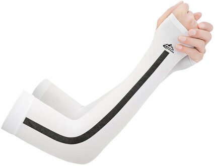 Koeling Arm Sleeves Cover Uv Sun Protection Outdoor Sport Voor Mannen Vrouwen 1 Paar Outdoor Mannen Nylon Cool Arm Mouwen # L4