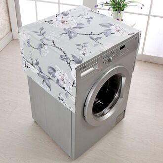 Koelkast Cover Stofdicht Wasmachine Cover Met Pocket Koelkast Organizer Koelkast Stofkap Huishoudelijke Accessoires stijl 1