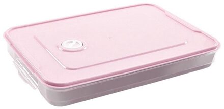 Koelkast Dumplings Container Single Layer Koelkast Voedsel Dumplings Luchtdichte Opslag Container Plastic Doos Dispensador @ Ce B