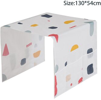 Koelkast Dust Proof Cover Met Opbergvakken Koelkast Vochtwerende Cover Voor Wasmachine Oven Huishoudapparatuur geometry
