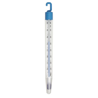 koelkast en vriezerthermometer - blauw - analoog