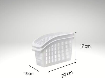 Koelkast Organizer Bins 4Pcs Koelkast Stapelbaar Clear Plastic Pantry Voedsel Plastic Opslag Containers