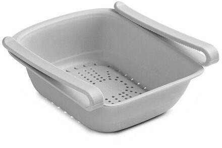 Koelkast Pull-Out Opbergdoos Voedsel Opslag Rack Organizer Lade Mand Koelkast Lades Vers Houden Duurzaam Manden grijs