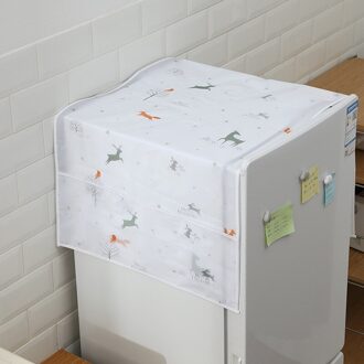 Koelkast Stofkap Multifunctionele Wasmachine Top Cover Voor Thuis Decoratie Waterdichte Koelkast Covers Keuken Producten A1