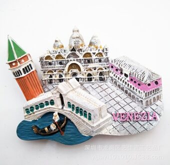 Koelkastmagneet Souvenir Italië Rome Venetië Florence Toerisme Souvenir Collectie Creatieve Magnetische Sticker Italië Magneten Decor 1