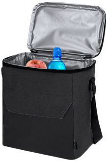 Koeltas Amalfi - voor lunchpakket of drankjes - 15 liter - 23 x 26 x 25 cm - Draagband - Zwart