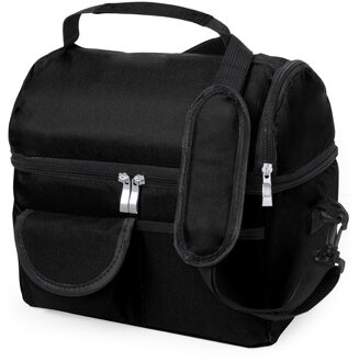 Koeltas Bemel - voor lunchpakket of drankjes - 9 liter - 25 x 24 x 15 - Draagband - Zwart