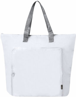 Koeltas Bondi - wit - lunchpakket of drankjes - 15 liter - 45 x 36 x 9 cm - shopper model