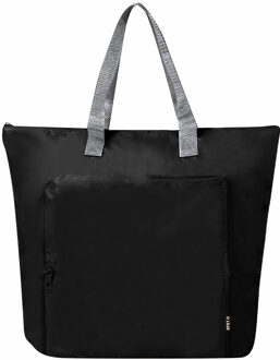 Koeltas Bondi - zwart - lunchpakket of drankjes - 15 liter - 45 x 36 x 9 cm - shopper model