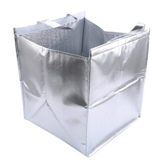 Koeltas Draagbare Voedsel Taart Geïsoleerde Zak Aluminiumfolie Thermische Doos Waterdicht Pak Ijs Lunchbox Levering Zak 12 duim