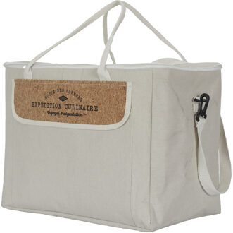 Koeltas Miami - voor lunch en drankjes - 18L - 41 x 24 x 30 cm - Draagband - wit