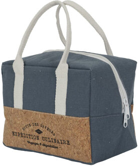 Koeltas Miami - voor lunch en drankjes - 3L - 22 x 14 x 16 cm - Draagband - blauw