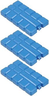 Koeltas of koelbox koelelementen - set van 3x stuks - 15 x 8 cm - 220 ml