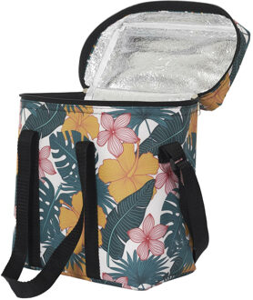 Koeltas Tropical Leafs - voor lunch en drinks - 12L - 30 x 15 x 25 cm