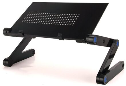 Koelventilator Laptop Bureau Draagbare Verstelbare Opvouwbare Computer Bureaus Notebook Houder Tv Bed Pc Lapdesk Tafel Stand Met Muismat enkel en alleen Laptop Desk
