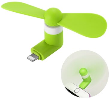 Koelventilator Lichtgewicht Draagtas Voor Iphone Smartphones Ps4 Fan Camera Fan Mini Mobiele Telefoon Ventilator Radiator groen