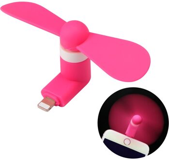 Koelventilator Lichtgewicht Draagtas Voor Iphone Smartphones Ps4 Fan Camera Fan Mini Mobiele Telefoon Ventilator Radiator roze