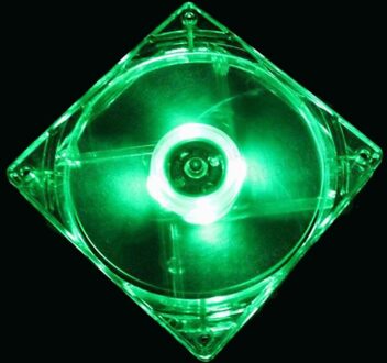 Koelventilator Pc Computer Fan Quad 4 Led Licht 120Mm Pc Computer Case Cooling Fan Mod Rustig Molex Connector Geïnstalleerd Fan 12V 120MM groen